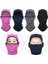 Koyu Gri Stil Çocuklar Balaclava Rüzgar Geçirmez Kayak Yüz Kapsayan Çocuk Polar Boyun Isıtıcı Kask Liner Hood ile Erkek Kız Için Bisiklet Eşarp (Yurt Dışından) 2