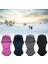 Koyu Gri Stil Çocuklar Balaclava Rüzgar Geçirmez Kayak Yüz Kapsayan Çocuk Polar Boyun Isıtıcı Kask Liner Hood ile Erkek Kız Için Bisiklet Eşarp (Yurt Dışından) 3