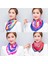 No.4 Tarzı Kadın Küçük Saten Ipek Eşarp Baskı Wrap Buruşuk Zarif Mendil Bandana Boyun Saç Bağlı Kravat Eşarp Şal Aksesuarları (Yurt Dışından) 5