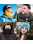 Pembe Tarzı Tek Boyut Kış Boyun Isıtıcı Unisex 3 1 Çok Işlevli Moda Polar Isıtıcı Boyun Yüzük Eşarp Kış Şapka Doğa Sporları Yüz Maskesi Atkılar (Yurt Dışından) 5