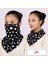 No.25 Tarzı Pamuklu Kadın Maskesi Eşarp Yüz Mascarillas Sarar Çiçek Baskı Bayan Sıcak Boyun Atkıları Fular Bandana Yeniden Kullanılabilir Açık Sürme Maskeleri (Yurt Dışından) 1