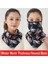 No.25 Tarzı Pamuklu Kadın Maskesi Eşarp Yüz Mascarillas Sarar Çiçek Baskı Bayan Sıcak Boyun Atkıları Fular Bandana Yeniden Kullanılabilir Açık Sürme Maskeleri (Yurt Dışından) 3