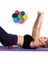 Sarı Stil Pvc Nokta Masaj Topu Fitness Ekipmanları Için Çok Fonksiyonlu Masaj Fasya Topu Fitball El Ayak Sırt Masajı Egzersiz Topu 7.5 (Yurt Dışından) 3