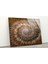 Kahverengi Soyut Cam Duvar Tablosu 2