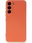 Samsung Galaxy S22 Plus Kılıf Nano Içi Kadife Silikon - Turuncu 300099 3