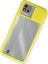 Realme C11 2021 Kılıf Palm Buzlu Kamera Sürgülü Silikon - Sarı 300099 3