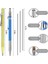 5 Paket Gümüş Çizgi Kaynakçı Kalem Seti Karbür Scriber Aracı ile Katı Işaretleyici Metal Markalama Aracı Dahili Kalemtıraş (Yurt Dışından) 1
