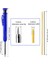 5 Paket Gümüş Çizgi Kaynakçı Kalem Seti Karbür Scriber Aracı ile Katı Işaretleyici Metal Markalama Aracı Dahili Kalemtıraş (Yurt Dışından) 4