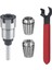 Shank Yönlendirici Bit Colle Collet Uzatma Chuck Dönüştürücü Adaptör, ER20 Yaylı Pens ile 1/2,1/4-Inç Shank Bit'i Dönüştürün (Yurt Dışından) 1