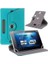 Hometech Alfa 10LA 10.1" Dönerli Standlı Deri Tablet Kılıfı - Nano Cam Ekran Koruyucu 3