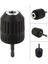 Anahtarsız Matkap Chuck Dönüştürücü 3/8 Inç 24UNF + 1/4 Inç Hex Shank Sds Adaptörü 0.8-10MM (Yurt Dışından) 2