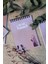 Lavanta Hicab Kızı A 6 Tel Spiralli Kareli Not Defteri Notepad Memo Pad Bloknot 3