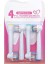NO.1202 Stili 4pcslot Diş Fırçası Kafaları Fit Oral-B Elektrikli Diş Fırçası Değiştirme Elektrikli Yumuşak Kıllı Diş Fırçaları (Yurt Dışından) 1