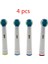 NO.1202 Stili 4pcslot Diş Fırçası Kafaları Fit Oral-B Elektrikli Diş Fırçası Değiştirme Elektrikli Yumuşak Kıllı Diş Fırçaları (Yurt Dışından) 2