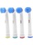 NO.1202 Stili 4pcslot Diş Fırçası Kafaları Fit Oral-B Elektrikli Diş Fırçası Değiştirme Elektrikli Yumuşak Kıllı Diş Fırçaları (Yurt Dışından) 4