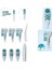 NO.1202 Stili 4pcslot Diş Fırçası Kafaları Fit Oral-B Elektrikli Diş Fırçası Değiştirme Elektrikli Yumuşak Kıllı Diş Fırçaları (Yurt Dışından) 5