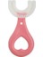 Pembe 2-6 Yaş Stili 3 Adet U-Şekilli Çocuk Yumuşak Diş Fırçası Bebek Ağız Temizleme Meslek Fırçalama Aleti Ev Temizleme Bakımı Silikon Fırça (Yurt Dışından) 1