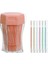 Akan Turuncu Stil Et Yumuşak Plastik Çift Kafa Fırçalanmış Kürdan Ağız Bakımı 6.2 cm Protezler Için Sıcak Satış Interdental Fırça Diş Fırçası (Yurt Dışından) 3