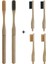 1 Adet Bej 1 Kafa Stili Bambu Diş Fırçası Plug-In Yedek Fırça Başlıkları ile Değişim Kafası Toothbush Diş Bakımı Seyahat Yaşam Banyosu Için Temizleme Fırçaları (Yurt Dışından) 2