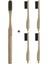 1 Adet Bej 1 Kafa Stili Bambu Diş Fırçası Plug-In Yedek Fırça Başlıkları ile Değişim Kafası Toothbush Diş Bakımı Seyahat Yaşam Banyosu Için Temizleme Fırçaları (Yurt Dışından) 3