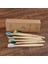 10PC Bambu Kömür Tarzı Olorful Diş Fırçası Doğal Bambu Diş Fırçası Seti Yumuşak Kıl Kömür Dişleri Eko Bambu Diş Fırçaları Diş Ağız Bakımı (Yurt Dışından) 5