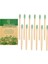 Yeşil Stil Olorful Bambu Diş Fırçası Paketi Bambu Diş Fırçası Yumuşak Kömür Kıl Ucu Çevre Dostu Vegan Bambu Diş Fırçası (Yurt Dışından) 1