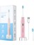 Pembe Stil Sonic Diş Fırçası Şarj Edilebilir Elektrikli Diş Fırçası 5 Modu Seyahat Cilası Diş Beyazlatma 2 Fırça Başlığı Yetişkin Hediye Diş Bakımı (Yurt Dışından) 1