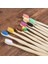 5 Siyah 5 Beyaz Stil 10 Parça Karışık Bambu Diş Fırçası Çevre Dostu Brosse A Dent Yumuşak Kıllar Dupont Kömür Dişleri Eko Bambu Diş Fırçası Diş Oral (Yurt Dışından) 3