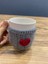 Handmade Örgülü Kupa Bardak - 300 ml Kırık Beyaz Kupa 3