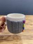 Handmade Örgülü Kupa Bardak - 300 ml Kırık Beyaz Kupa 1