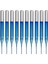 10 Adet 0.6mm Caide End Mill Kesici, Süper Nano Mavi Kaplamalı Freze Kesici Gravür Freze Uçları, 1/8 Inç Şaft (Yurt Dışından) 1