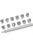 12 Adet Yumruk Aracı On Iki Takımyıldızı Desen Dıy Stamper + 1 Adet Kolu (Yurt Dışından) 2