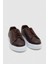 Kahverengi Kalın Beyaz Tabanlı Sneaker Ayakkabi 0EC09ORT0378 1