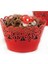Cupcake Kenar Danteli - Kalp Kırmızı 1