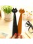 Iki Karışık Stil Güzel Kedi Şekli Cetvel Sevimli Ahşap Hayvan Düz Cetveller Çocuklar Için Hediyeler Okul Öğrenme Malzemeleri Kırtasiye Siyah Sarı 15 cm (Yurt Dışından) 1