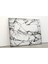 Beyaz Mermer Desenli Temperli Cam Duvar Tablosu 2