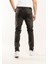1099 Slim Fit Gri Yıkamalı Rahat Denim Erkek Jeans 5