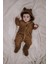 Wellsoft Pelüş Kapüşonlu Fermuarlı Bebek Uyku Tulumu Bebek Tulumu Çocuk Tulumu Çocuk Kostümü 3