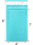 Küçük-Teal Tarzı #000 4x8" cm Renkli Poly Bubble Mailer Dolgulu Zarf Kendinden Mühürleyen Posta Çantası Kabarcıklı Zarf Posta G Zarfları (Yurt Dışından) 1