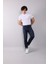 1099 Slim Fit Lacivert Rahat Denim Erkek Jeans 1
