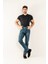 333 Slim Fit Mavi Yıkamalı Rahat Denim Erkek Jeans 1