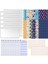 C 36'lı Paket Stili A6 Binder Bütçe Zarfları 12 Bütçe Zarflı Planlayıcı Organizatör 12 Bütçe Sayfaları, 10 Cilt Cepleri, 24 Etiket Etiketi (Yurt Dışından) 2