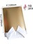 230X290MM-10 Adet Tarzı Ack Mat Altın Posta Zarf Çantaları Su Geçirmez Kurye Çantaları Darbeye Dayanıklı Kabarcık Postaları Yastıklı Kabarcık Zarflar Çanta (Yurt Dışından) 1