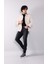 0020 Süper Slim Fit Siyah Rahat Denim Erkek Jeans 1