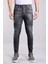 0020 Süper Slim Fit Mavi Rahat Denim Erkek Jeans 2