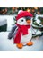 Mellito Toyzz Toyzz 40 cm Peluş Pingu Penguen Kırmızı Şapkalı Peluş Oyuncak Uyku Arkadaşı 5