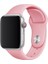 Apple Watch 3 4 5 6 7 8 9 Se Uyumlu 38-40-41MM Klasik Silikon Kordon 3'lü Set Yeşil, Pembe, Turuncu 2