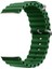 Apple Watch Ultra Uyumlu 49MM Ocean Silikon Kordon 3'lü Set Turuncu, Yeşil, Sarı 4
