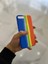 iPhone 7plus/8plus Uyumlu Rainbow Renkli Şeritli Lansman Silikon Darbe Emici Telefon Kılıfı 2