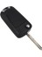 HU46 Bıçak Stili Keyyou Yedek Kabuk Modifiye Flip Katlanır Anahtar Kabuk Kılıf Fob Opel Corsa Astra Kadett Monza Için 2 Düğme Hiçbir Logo (Yurt Dışından) 3